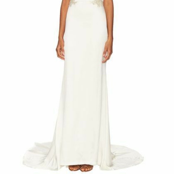 NICOLE MILLER ALEXANDRA SATIN BRIDAL DRESS ID10000 - Picture 4 of 11